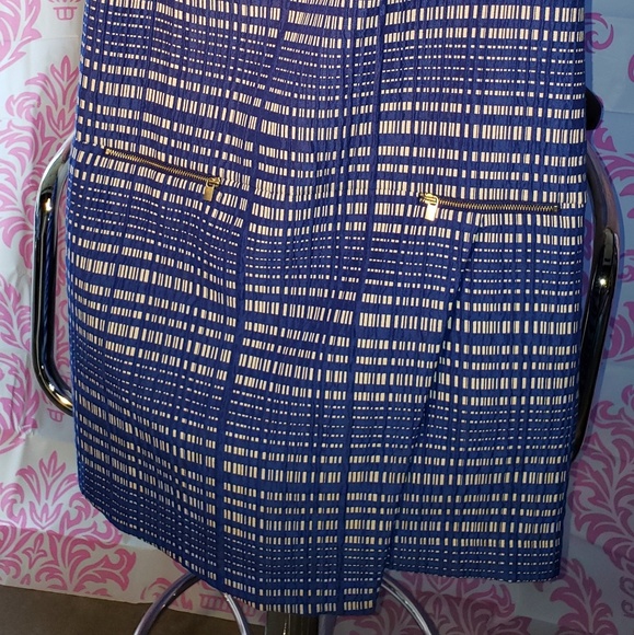 Banana Republic Blue & White Plaid Dress - Picture 2 of 6